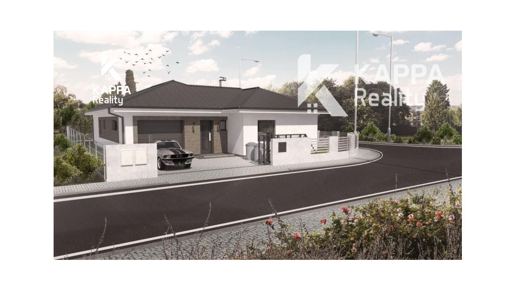 Novostavba | rodinný dom, garáž | pozemok 535 m2 | Trenčín