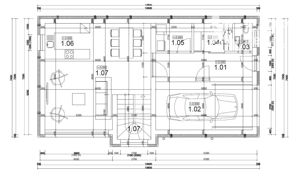 Rodinný dom 4 izb. s garážou A | Hrušková ul., Trenčín